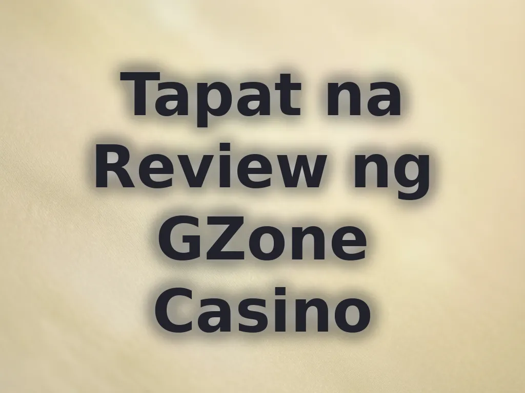 Review ng GZone