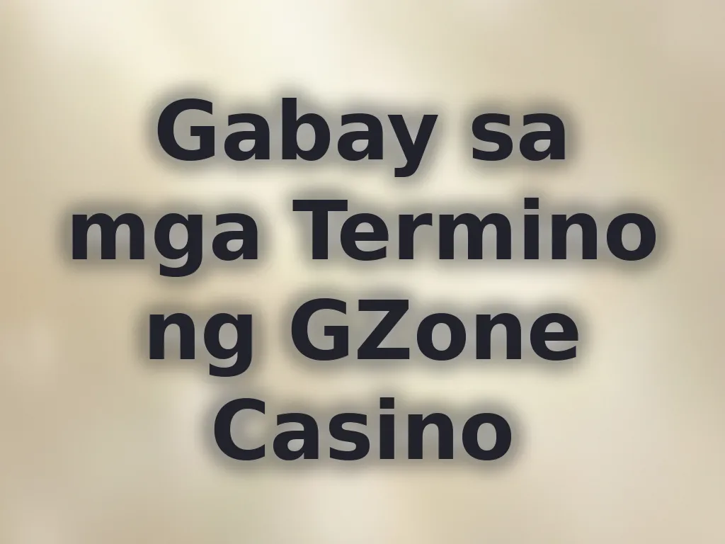 Gabay sa termino